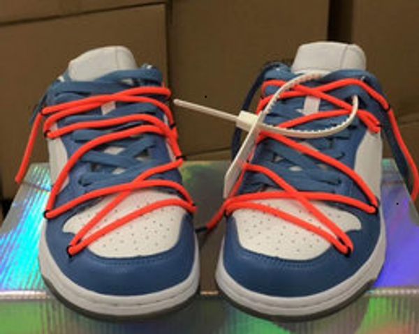 

futura x sb dunk low ow skateboarding designer fashion blue orange ins mens women sport casual sneakers outdoor shoes