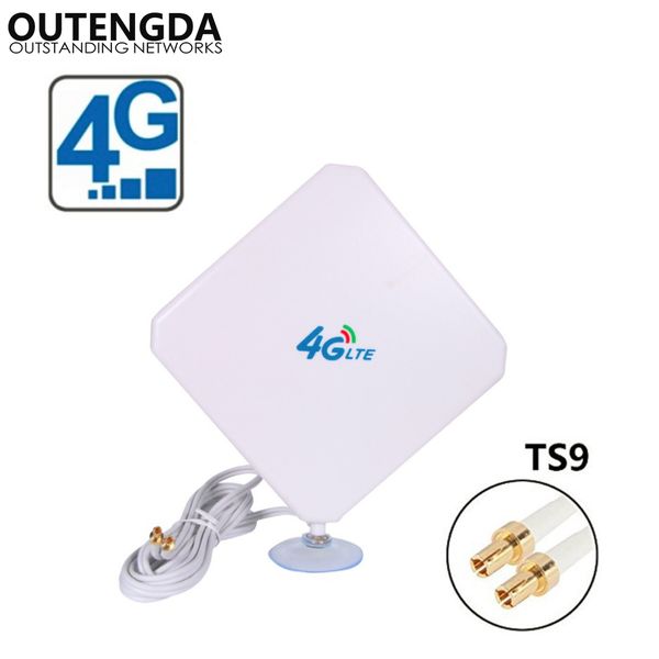

35dbi 4g антенна ts9 разъем наружный крытый wifi муравей для huawei e589e392 zte mf61mf62 aircard 753s754s760s