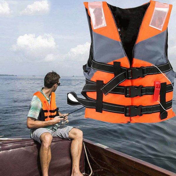 

4 colors professional adults swimming life vest drifting fishing suit buoyancy jacket for surfing upstream