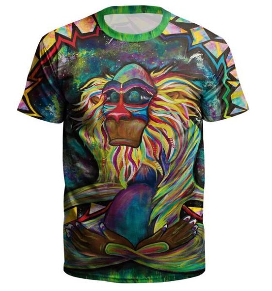 

yuo 2019 cutton crew neck t-shirts landscape print mens skateboard tshirts fashion brand womens casual tees lovers clothing, White;black