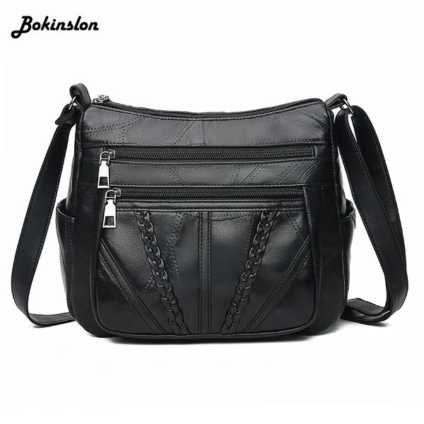 

bokinslon large-capacity canvas print eco-friendly shopping bag fashion simple casual women handbag