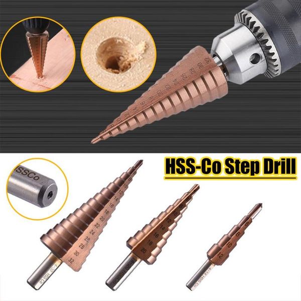 

hss triangular shank straight flute drill bit with cobalt profeesional multi-function 6mm/8mm/10mm drills drop ship supplies