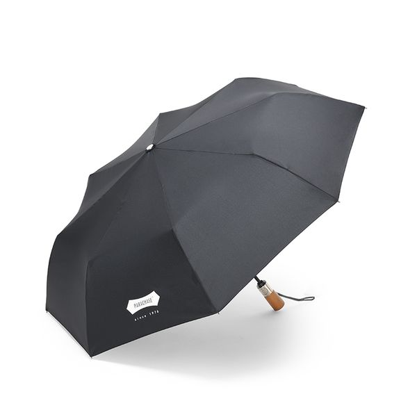 

8 bone automatic umbrella women retro small windproof wood handle folding umbrella men japanese rain umbrellas ombrello sy324