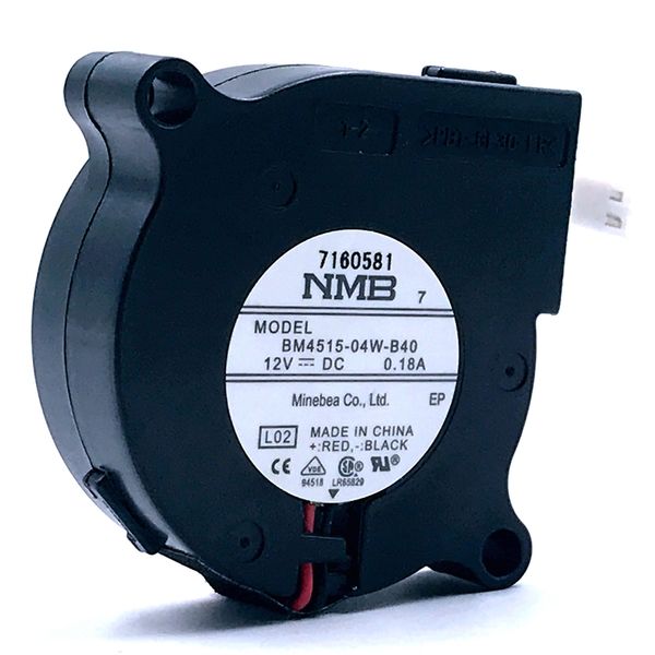 

nmb bm4515-04w-b40 4515 45x45x15mm 45mm fan 12v 0.18a double ball bearing centrifugal turbo blower fan