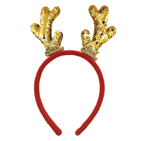 

christmas reindeer antlers hair hoop christmas kids headband headwear for children costume party decoration