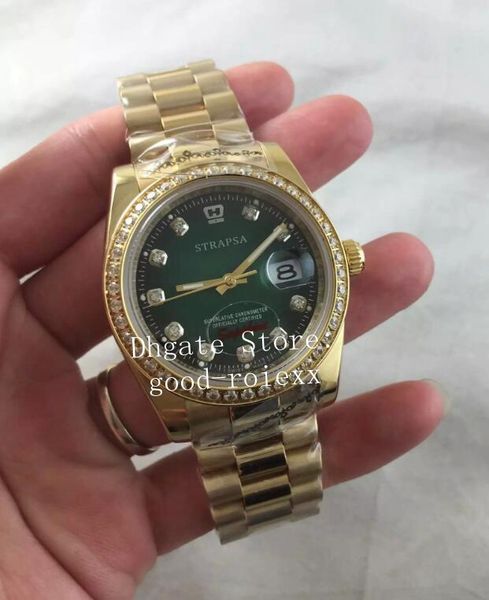 

luxury sapphire watch mens automatic 2813 watches gold perpetual bracelet 126303 diamond bezel 116333 crystal 126301 men oyster wristwatches, Slivery;brown