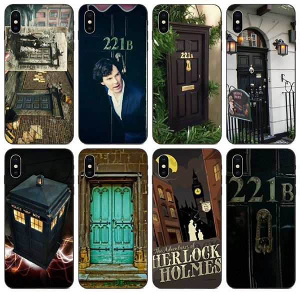 

tongtrade] comics manga caricature old sherlock holmes b door case for apple iphone 11 pro max x xs 8s 7s 6s 5 samsung note 9 honor 9 case