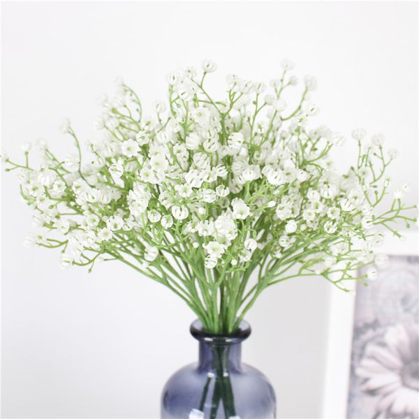 

1pcs 58cm rustic artificial flower interspersion mantianxing decor for home table wedding flower plastic gypsophila babysbreath