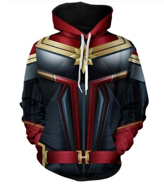 

3d-printed ' 4' finale cosplay costume sweatshirt jacket hoodie, Black