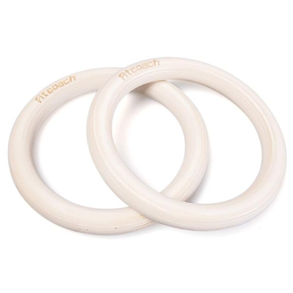 

wooden 28mm/32mm exercise fitness gymnastic rings gym exercise crossfit pull ups muscle ups(no nylon belt