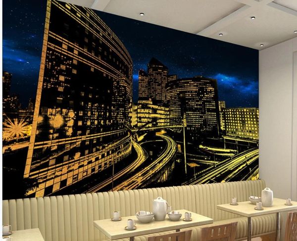 

custom wallappers night view wallpapers wall restaurant background wall bar background wallspapers