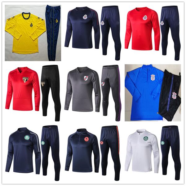 

19 2020 Real Madrid Chivas Regina Mexico America Tegels Riverbed Sao Paulo Boca psg soccer tracksuit football Survetement training suit foot