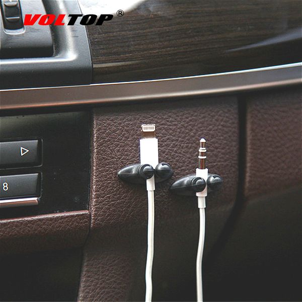 

line buckle clip car dashboard decoration ornament pendant office home car interior accessories for girls paste style 8pcs/set