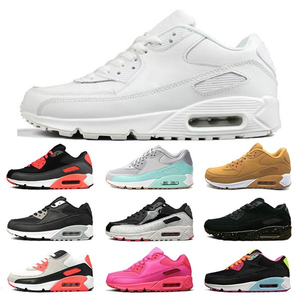 

designer womens running shoes triple white black yellow pink mens trainers cushion surface breathable sports sneakers size 36-45