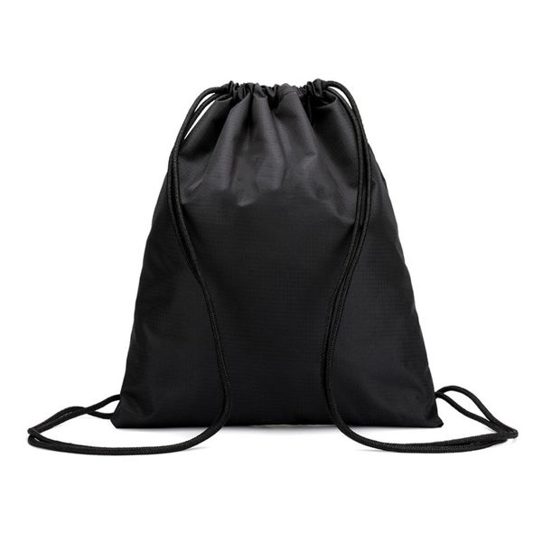 

fashion nylon drawstring backpack sports waterproof backpack drawstring storage bags pull rope outdoor beach bag
