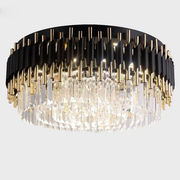 

crystal ceiling mount light fixture large round ceiling mount crystal chandelier living room bedroom black gold led chandelier