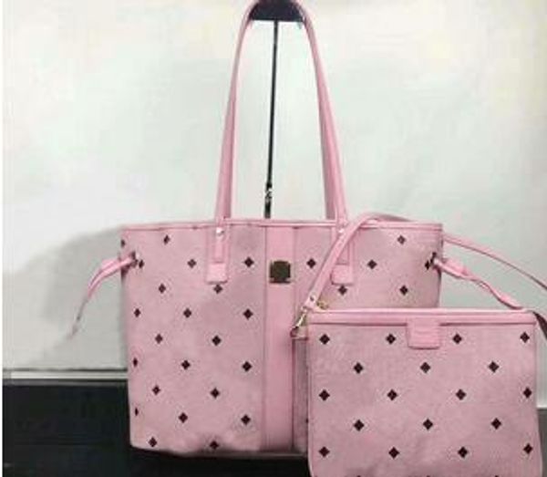 

reversible 2pc totes female shoulder bag good quality fashion shopping bag