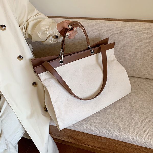 

new design canvas big bags for woman 2019 new color large handbag women casual travel shoulder messenger bag shopping tote 2019