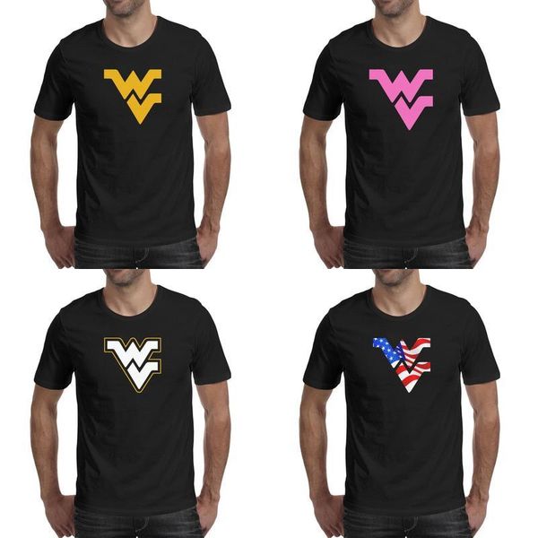 

mens printing west virginia mountaineers basketball logo black t shirt design retro champion shirts urban pink breast cancer white usa, White;black