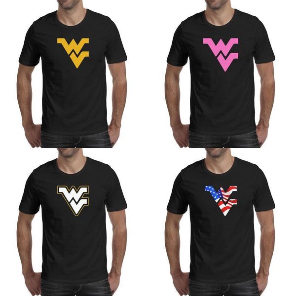 

mens printing west virginia mountaineers basketball logo black t shirt design retro champion shirts urban pink breast cancer white usa, White;black