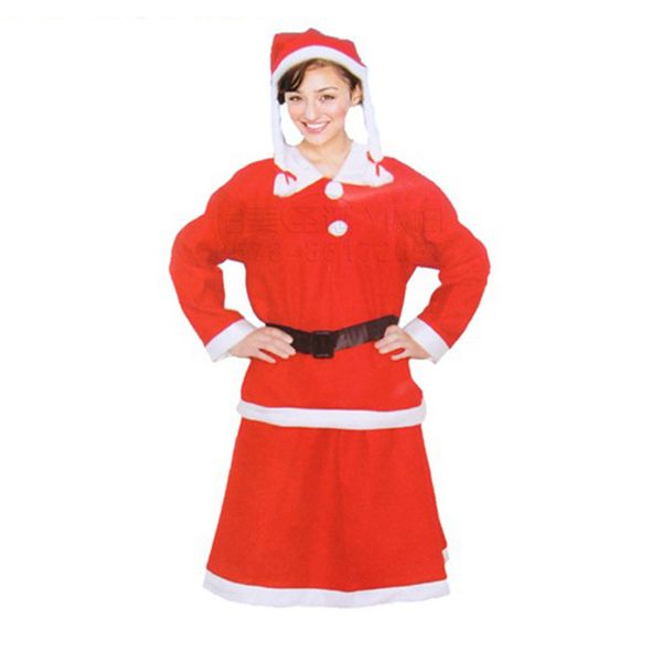 

2017 new christmas decorations for hom clothing lady costume suit new year christmas clothing set for women