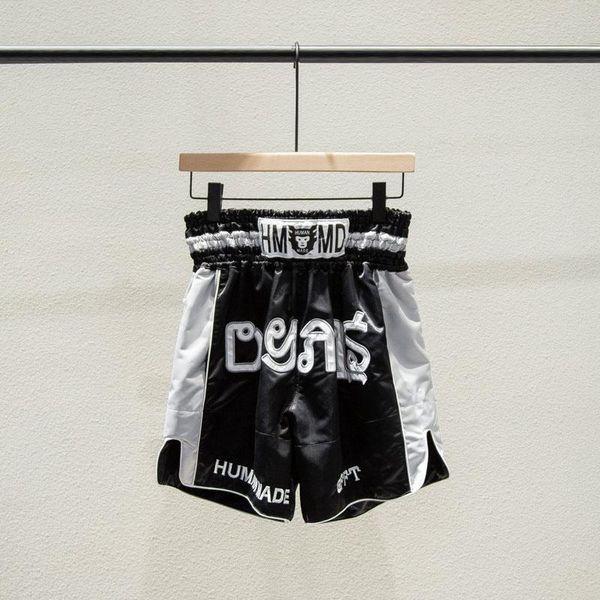 

2020 japan human made summer fashion women men high street basketball boxing middle pants cool jogging shorts casual pants, White;black