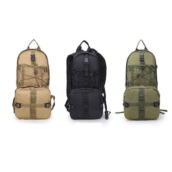 

Outdoor sports mountaineering riding water bag large capacity Shoulder Camouflage Bag folding military fan tactical backpack LJJZ233