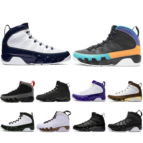 

new arrival dream it unc 9 ix 9s mens basketball shoes la oreo mop melo bred space jam sports sneakers 7-13 elecar, White;red