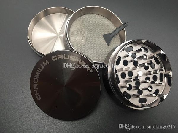 

dhl 63mm cnc metal chromium crusher grinder tobacco grinder herb smoking dry herb grinders wholesale