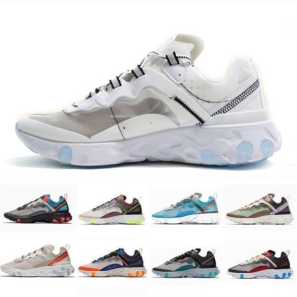

2019 react element 87 undercover outdoor running shoes for men women royal tint sail volt racer pink black trainers sports designer sneakers