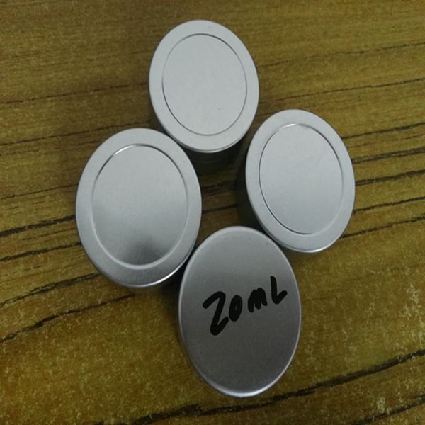 

20g empty aluminium cream jars,cosmetic case jar,20ml aluminum tins, metal lip balm container box