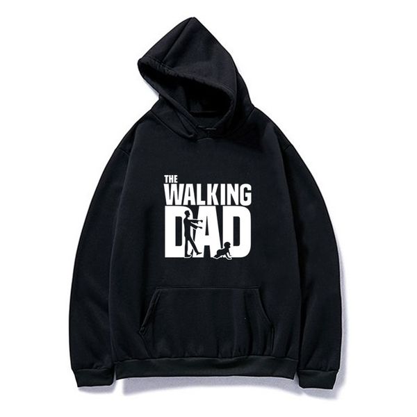 

casual men hoodie i'm a triathlon dad sweatshirt triathlete / father's day / funny gift idea mens hoody hip hop jacket coat, Black