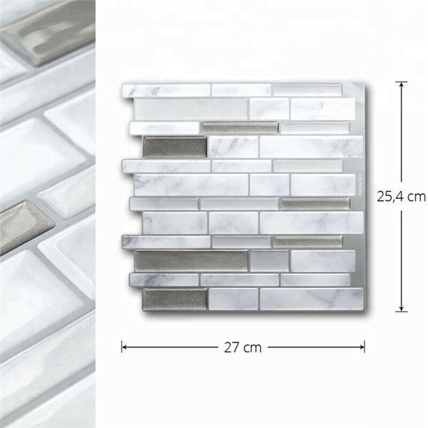 

environmentally friendly wall tile stickers mosaic wall stickers self adhesive anti oil waterproof for kitchen bathroom decorati other home