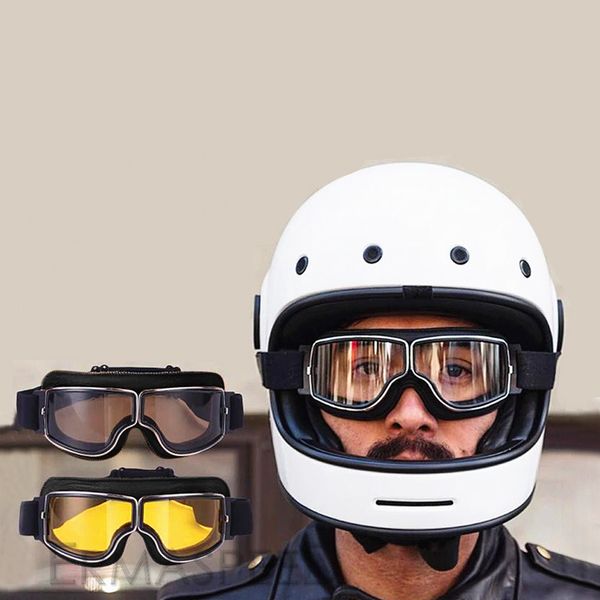 

goggles helmet pilot scooter retro moto outdoor dirt bike riding sunglasses retro motorcycle glasses vintage off-road