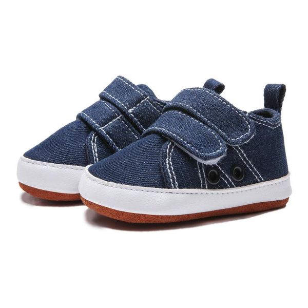 

2020 blue baby girl boy shoes new fashion denim baby booties schoenen non-slip toddler single shoes casual outdoor kids shoes#c1