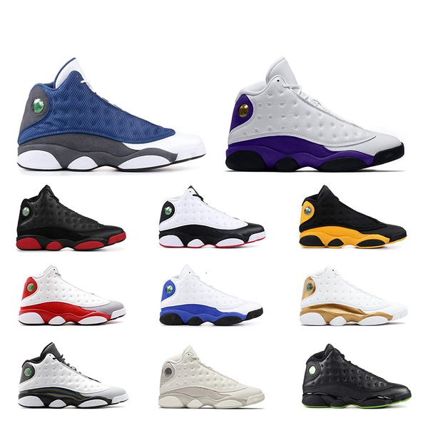 

2019 13s mens basketball обувь xiii hyper royal gs италия синий оливковый колпачок и платье black cat спорт тренер тапки 7-13