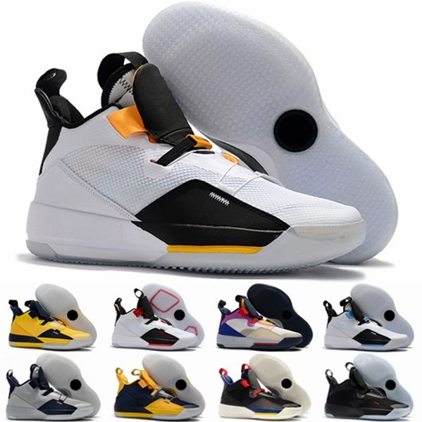 

new arrival jumpman xxxiii 33 mens basketball shoes for 33s multicolors tech pack guo ailun trainers sneakers size 40-46