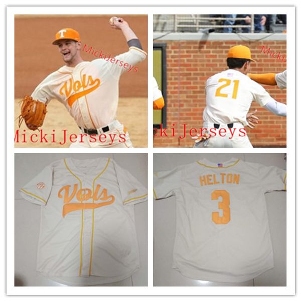tennessee vols cream baseball jersey