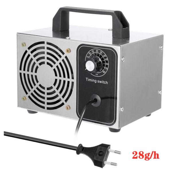 28G 24G 20G 10G/H 220V Generatore di Ozono Macchina Filtro Aria Purificatore Ventilatore per La Casa Auto Formaldeide Tempo interruttore Spina di UE generador de ozono CY96