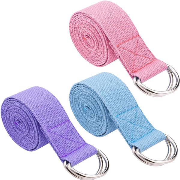 

72 inch adjustable pilates stretch out strap resistance band pull rope exercise cross fit weight fitness band yoga leg training