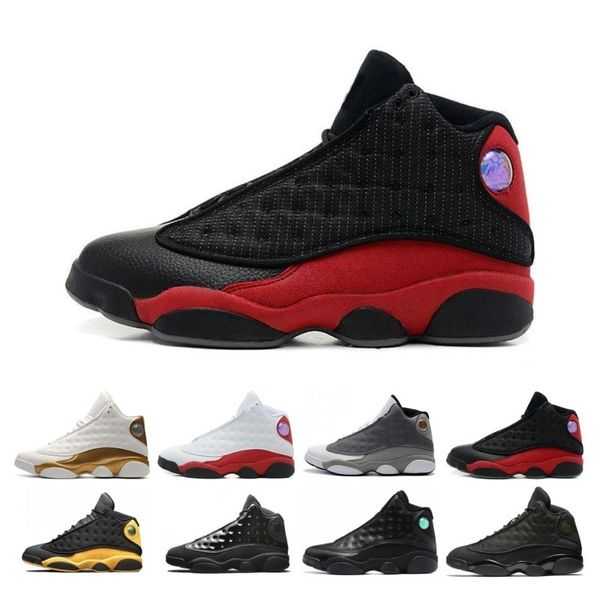 

13 13s lakers rivals atmosphere grey phantom black cat men women basketball shoes flint bred olive sneakers