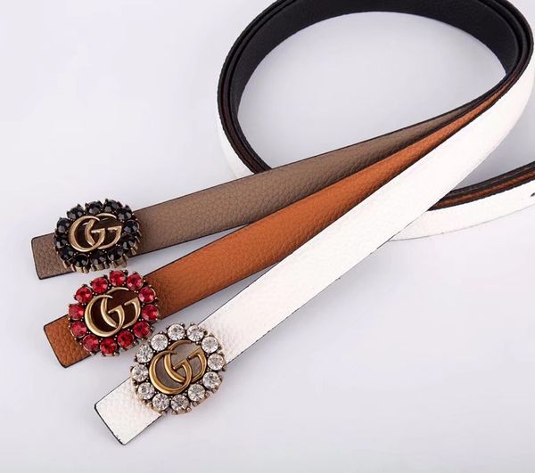 

2020 r cowhide leather belts for both men and women, Black;brown