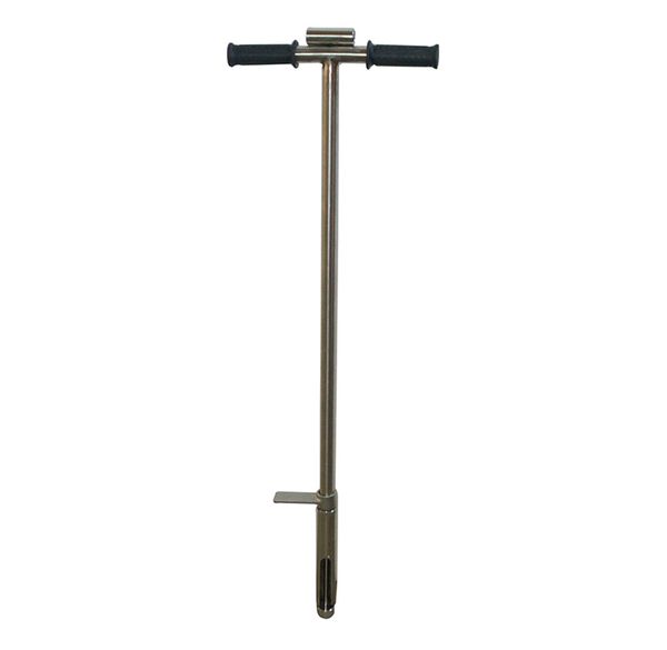 

kick stool superior quality 40" soil probe sampler with sample ejector 304 stainless steel gator probe step tube & foot pedal