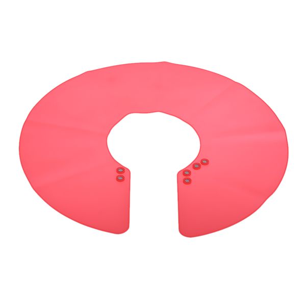 Air Cutting Wrap Salon Haircut Neck Cape Wrap Collar Shield Waterproof Silicone Hairdressing Hair Coloring Cutting Shield With Magnet Buc Hair