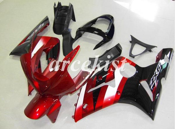 

4 gifts new abs motorcycle fairings set fit for kawasaki ninja zx-6r zx6r 2003 2004 03 04 636 bodywork set custom bright red