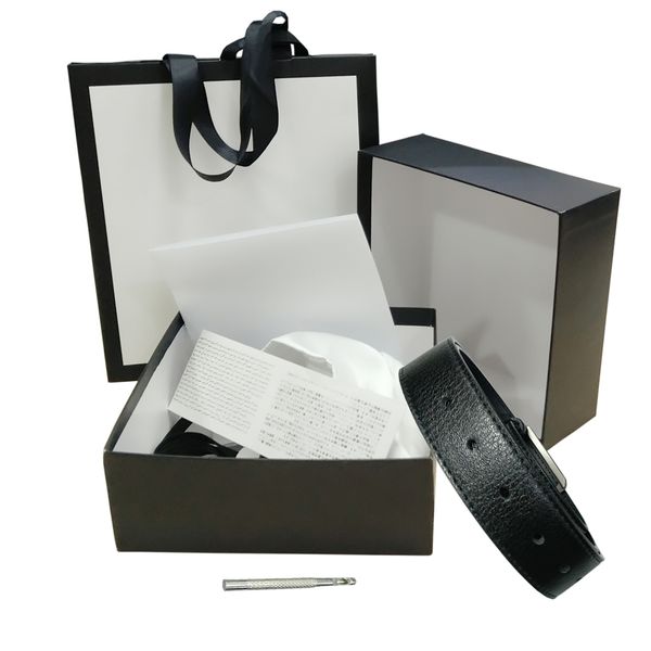 

belts womens mens belt black genuine leather gold smooth buckle with white box white dust bag white gift bag black card 34-17, Black;brown