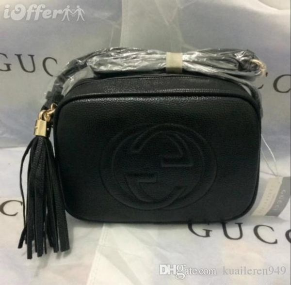 

GUCCI Женская Кожаная Сумка Soho Сумка на Плечо 308364