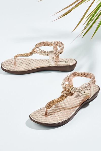 

bambi gold women sandals h0516546236, Black