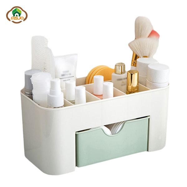 

msjo makeup box organizer jewelry necklace nail polish earring plastic storage box home deskorganizer for women cosmetics