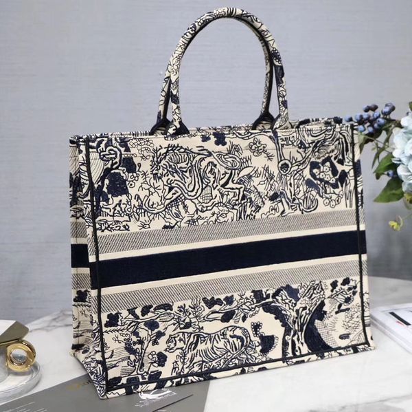 

large 41cm embroidery shopping bag vintage bag for travelling canvas bag